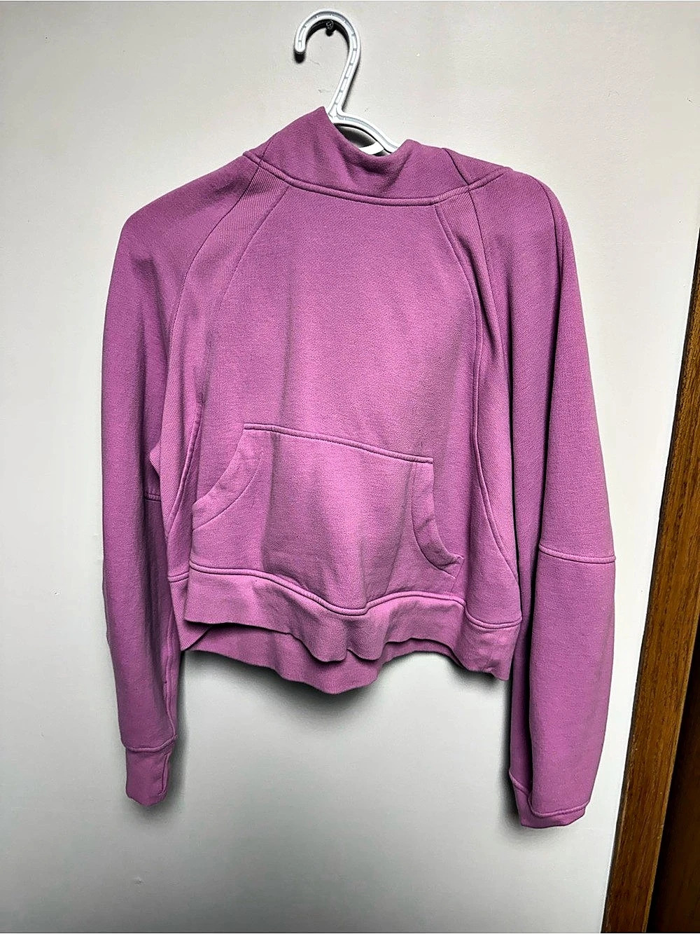 lululemon Scuba Oversized Funnel-Neck Half Zip Pink Medium/Large